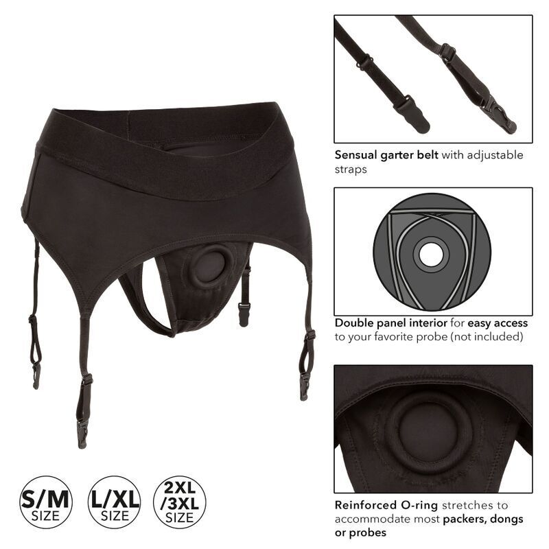 CALEXOTICS - BOUNDLESS ARNÉS TANGA CON LIGUERO S/M-CALEXOTICS-Noxtic