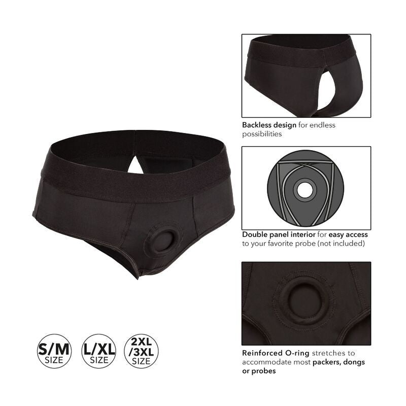 CALEXOTICS - BOUNDLESS ARNÉS CALZONCILLO CON ABERTURA TRASERA L/XL-CALEXOTICS-Noxtic