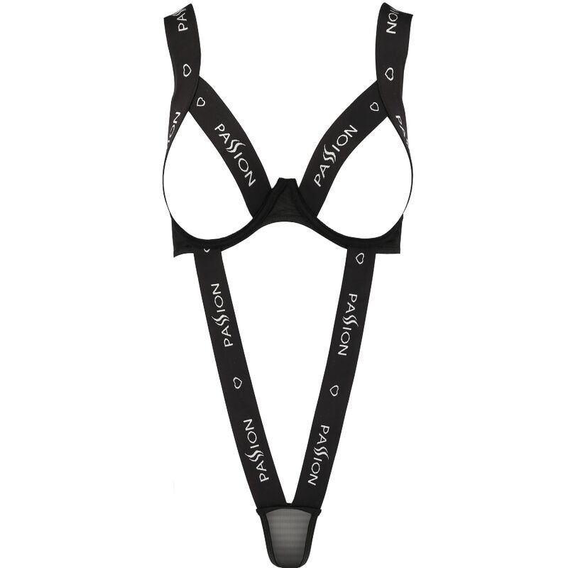 Comprar PASSION Kyouka Teddy Negro L XL – Lencería Elegante Con Diseño Sexy y Seductor-Noxtic