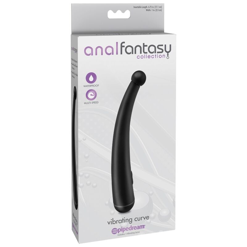 Comprar ANAL FANTASY Curva Vibradora – Estimulador Con Diseño Curvado Para Placer Silencioso-Noxtic
