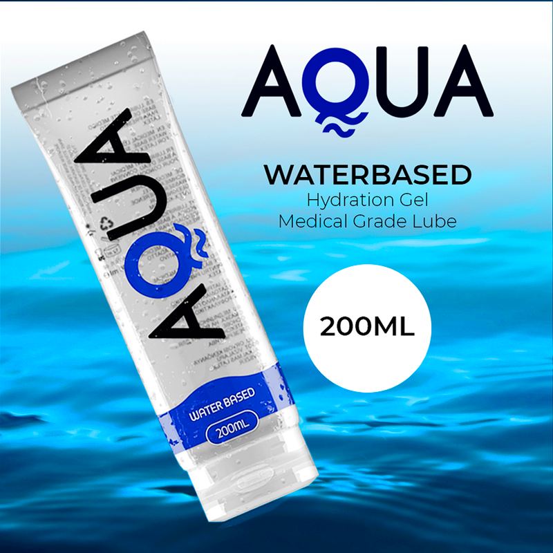 Lubrificante a base d'acqua AQUA QUALITY 200 ml - Morbido e setoso per un piacere confortevole