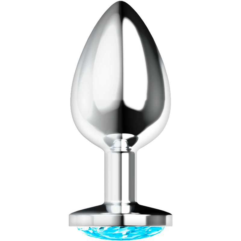 OhMama Plug Anal Con Cristal L – Juguete De Silicona Médica Con Diseño Elegante Y Funcional