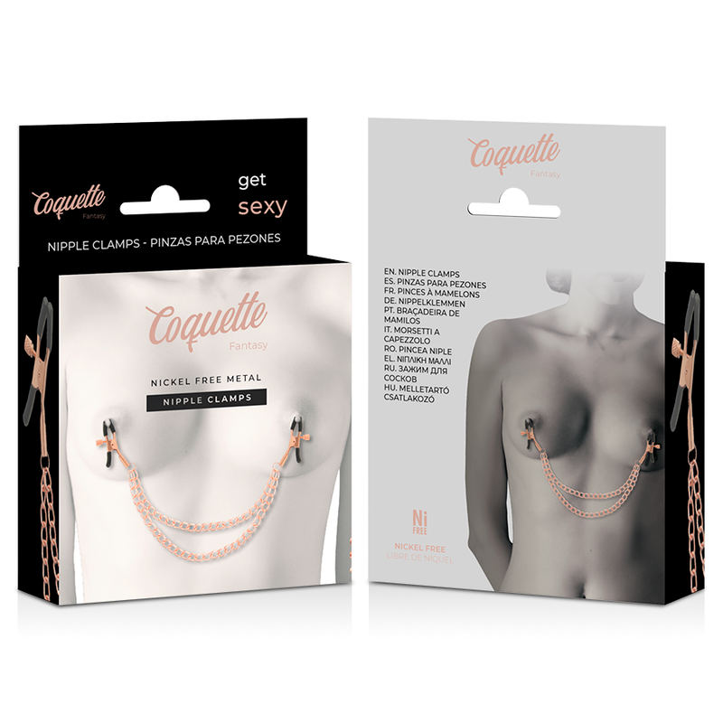 COQUETTE Chic Desire – Clip di stimolazione sensoriale in metallo con catena