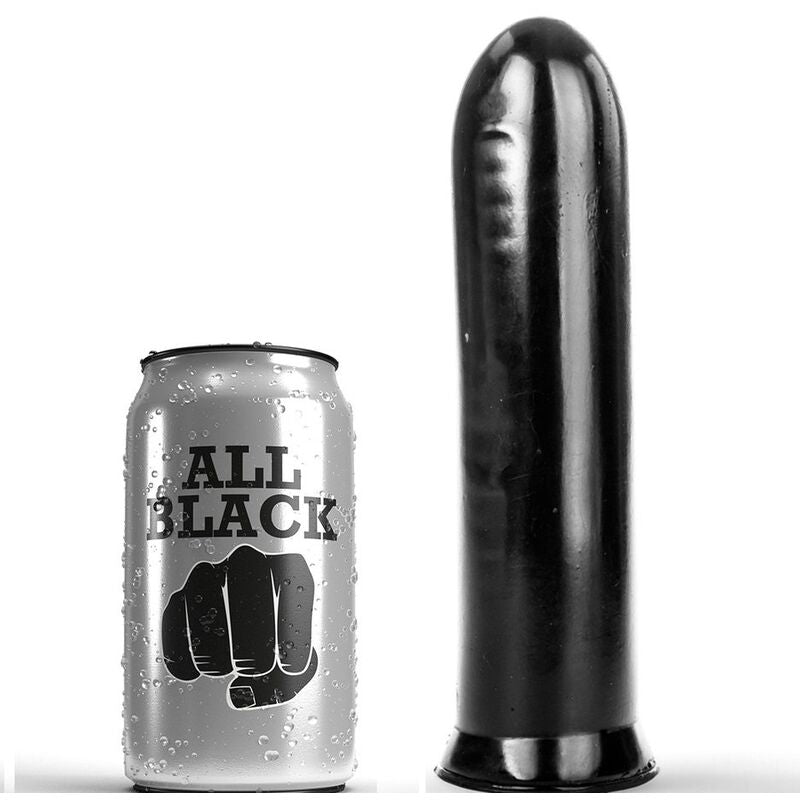 Comprar All Black Dildo Negro 19 Cm – Textura Suave Para Experiencia Placentera-Noxtic