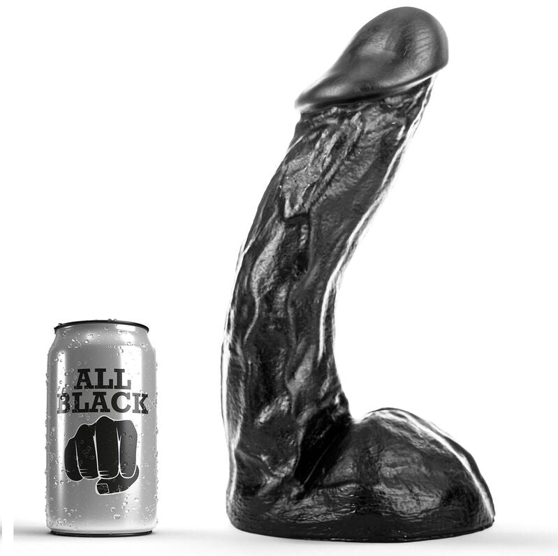 Comprar All Black Dong 28 Cm – Juguete Erótico Con Diseño Curvado Para Exploración Profunda-Noxtic