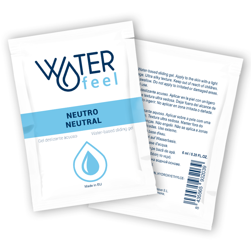 WATERFEEL - GEL DESLIZANTE BASE AGUA NEUTRO 6 ML-WATERFEEL-Noxtic