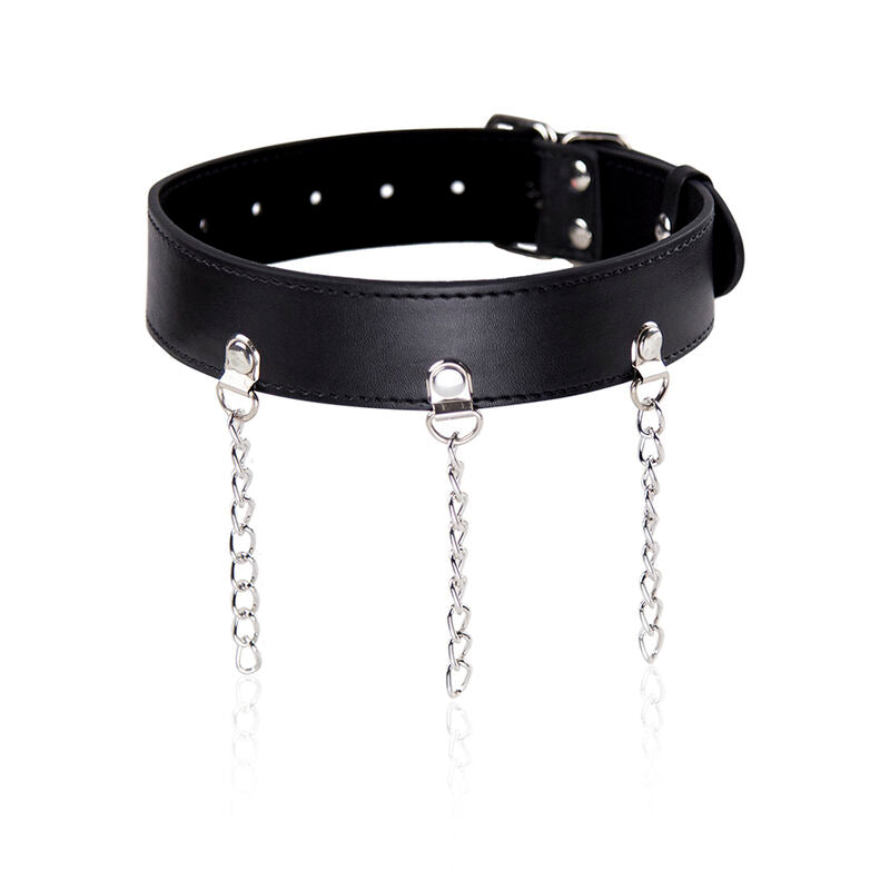 OHMAMA Fetish Collar Con Anillas – Accesorio Sofisticado Para Exploración Sensual