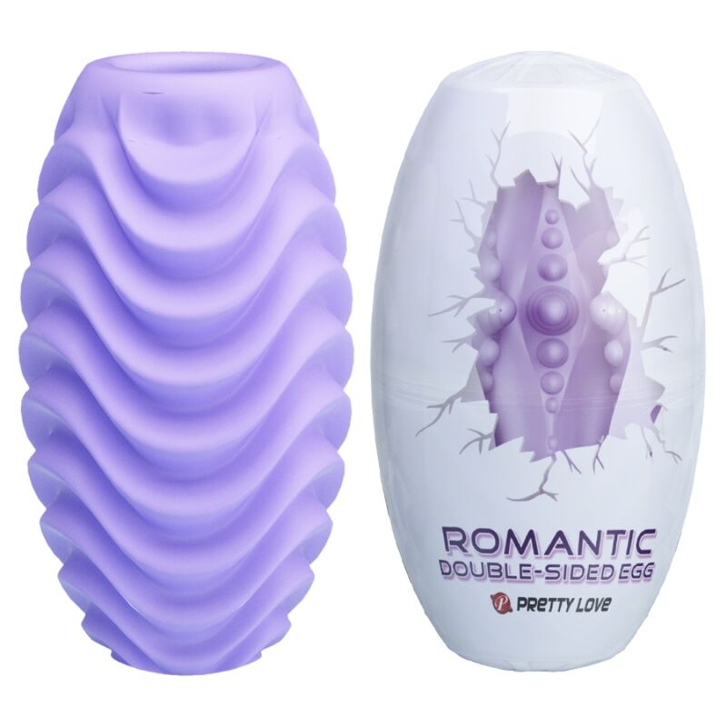 Comprar PRETTY LOVE Huevo Masturbador Doble Cara Lila – Textura Innovadora Para Nuevas Sensaciones-Noxtic