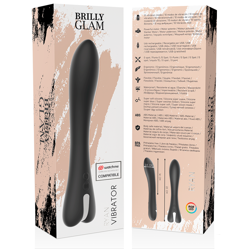 Vibratore BRILLY GLAM Ryan – Design elegante con tecnologia wireless compatibile