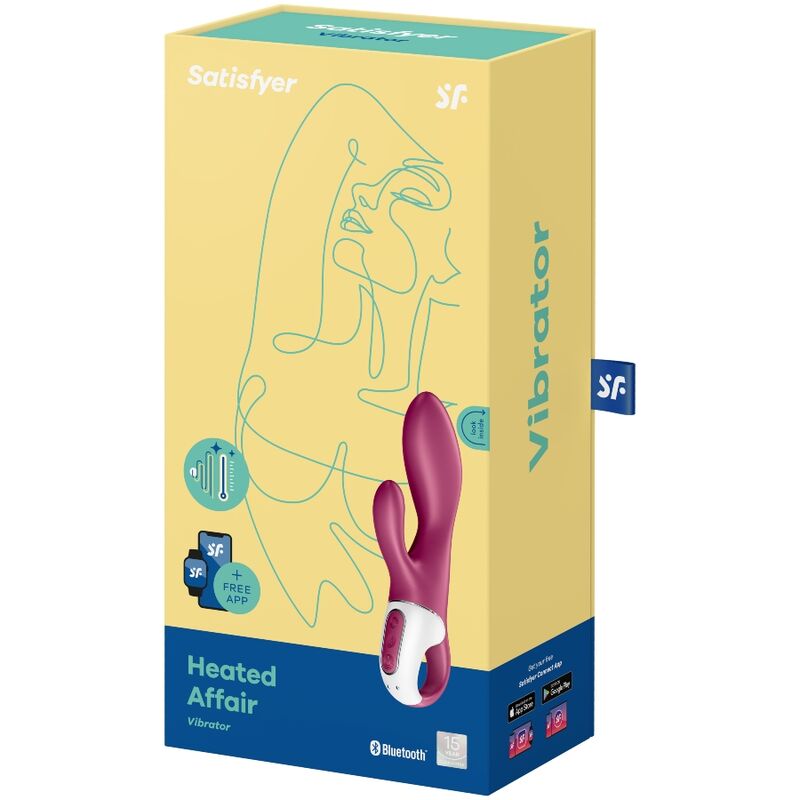 Vibratore per punto G Satisfyer Heated Affair – Stimolatore vibrante e termico per il piacere sensuale