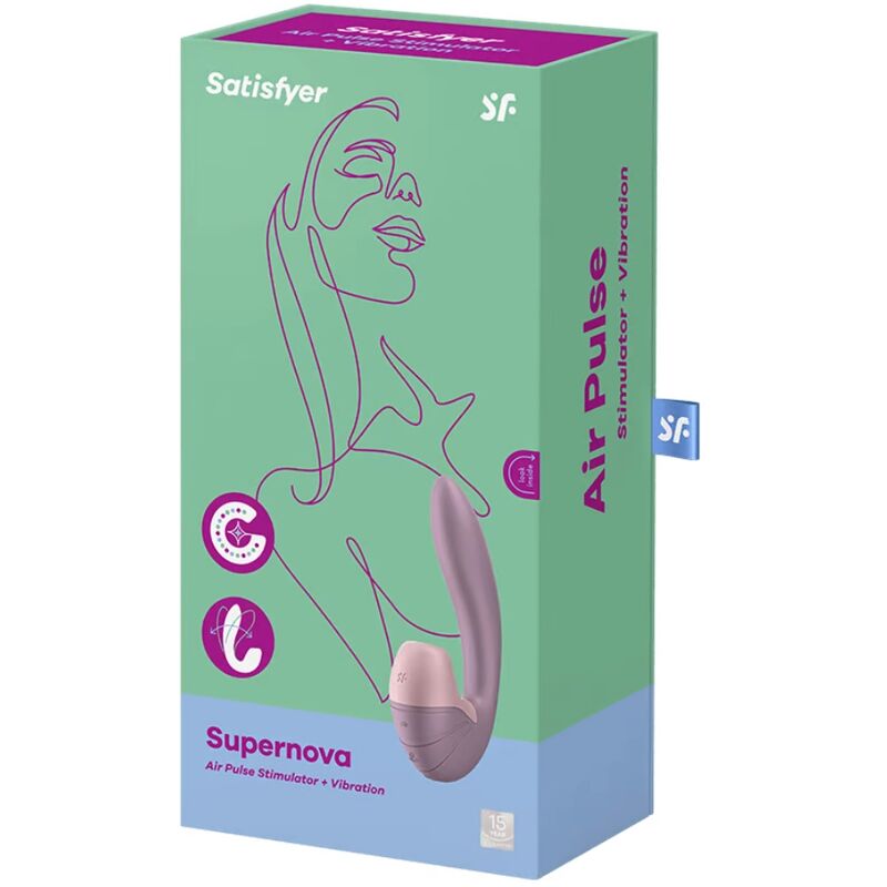 Satisfyer Supernova Estimulador Y Vibrador Rosa – Diseño Elegante Con Experiencia Sensorial Única