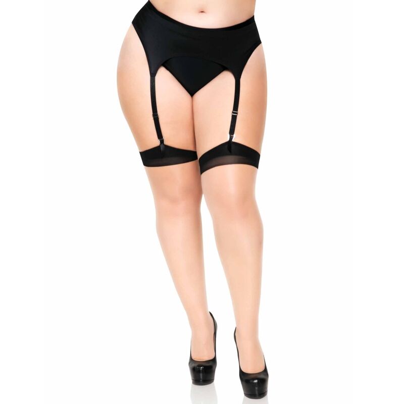 Comprar LEG AVENUE Medias Nude Con Tacón Cubano – Comodidad Y Estilo Con Costura Trasera Plus-Noxtic