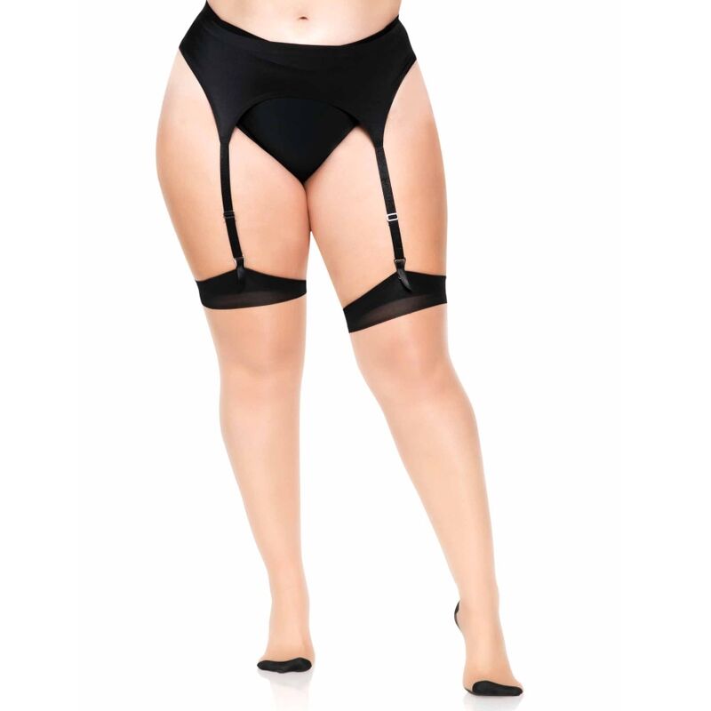 Comprar LEG AVENUE Medias Nude Con Tacón Cubano – Comodidad Y Estilo Con Costura Trasera Plus-Noxtic