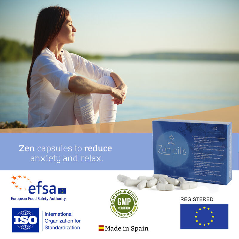 Comprar 500 Cosmetics Zen Pills – Cápsulas Relajantes Para Reducir La Ansiedad-Noxtic