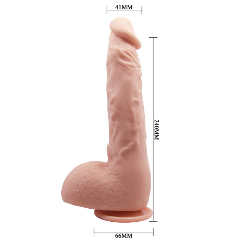 Comprar BAILE Dildo Realista Jason Natural 24 Cm – Diseño Curvo Para Estimulación Precisa-Noxtic