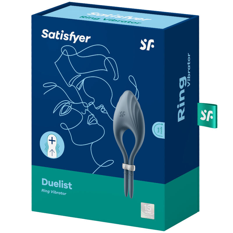 Comprar Satisfyer Duelist Anillo Vibrador Gris – Diseño Ergonómico Para Conexión Intensa En Pareja-Noxtic