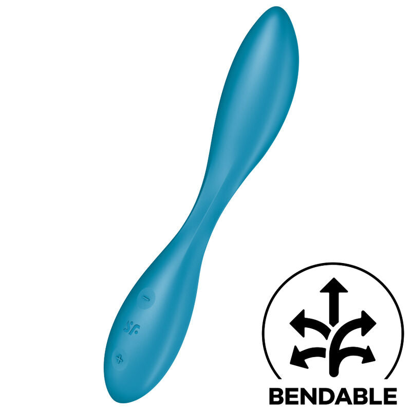 Comprar Satisfyer G-Spot Flex 1 Azul – Vibrador Recargable Con Diseño Flexible Para Placer Personal-Noxtic
