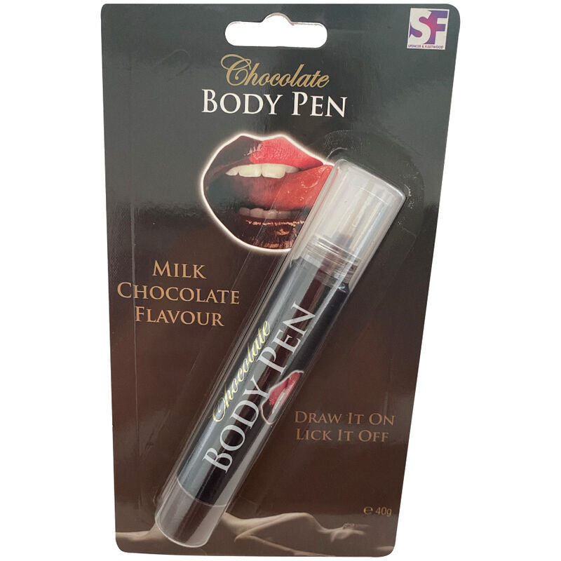 SPENCER & FLEETWOOD Chocolate Body Pen – Bolígrafo Comestible Para Creatividad Intima