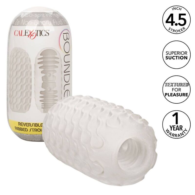 Comprar CALEXOTICS Stroker Reversible Con Textura Acanalada – Estimulación Sensorial Única Para Placer Íntimo-Noxtic