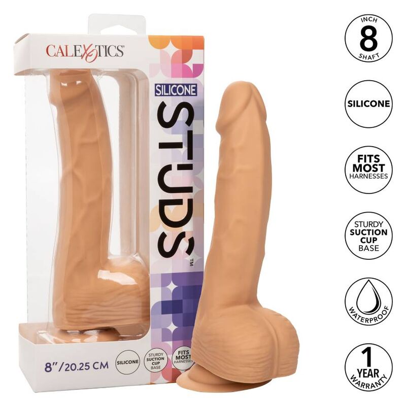 Comprar CALEXOTICS Silicone Studs 20.32 Cm Skin – Diseño Realista De Silicona Médica Para Placer Sensorial-Noxtic