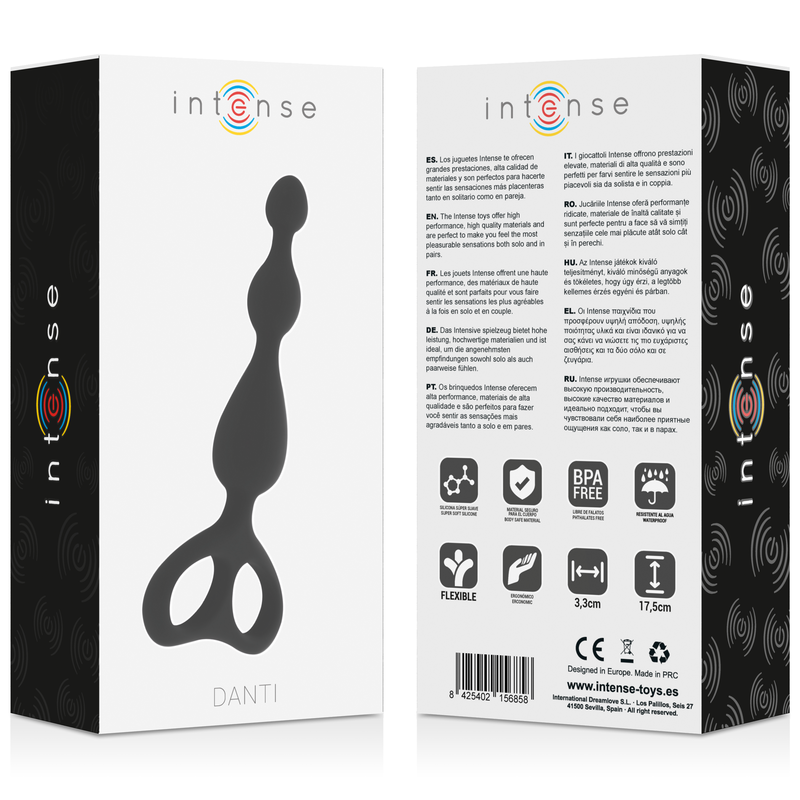 Comprar INTENSE Danti Negro – Estimulador Suave Para Potenciar Sensaciones-Noxtic