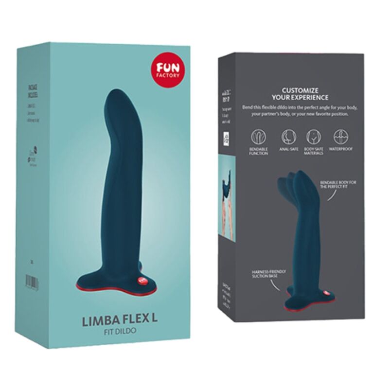 Comprar FUN FACTORY Limba Dildo Flex L Velvet Blue – Diseño Flexible Para Adaptarse A Cualquier Posición-Noxtic