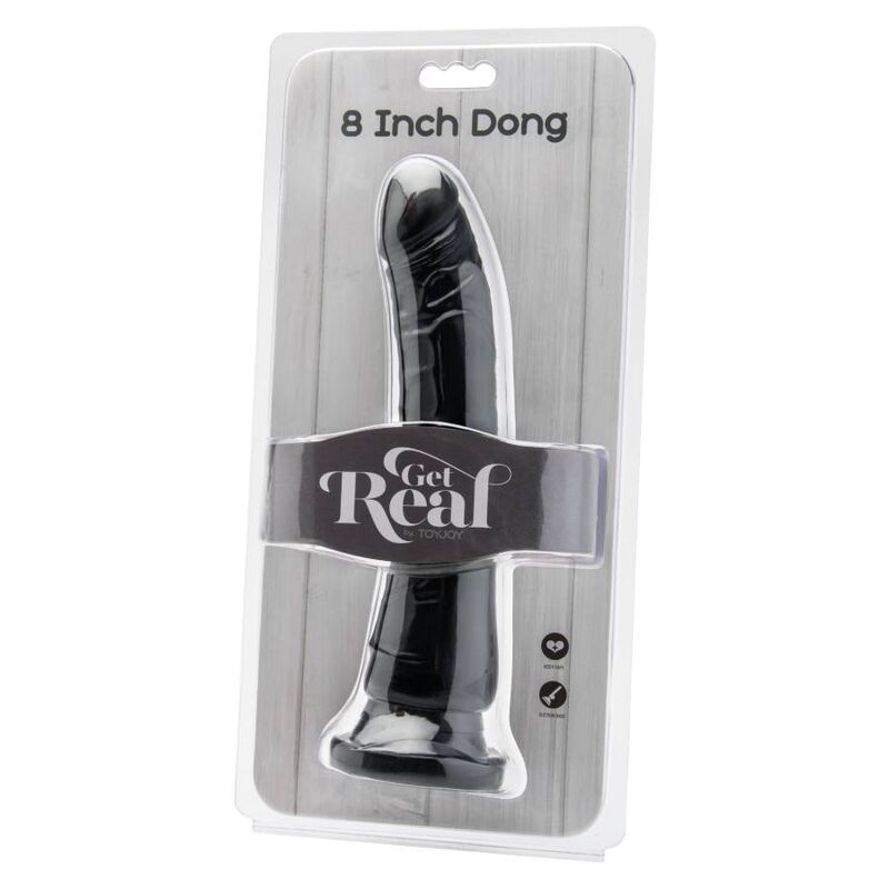 GET REAL Dong 20,5 cm Nero – Design realistico per un piacere intimo profondo