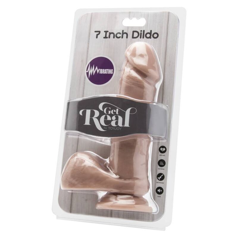 Get Real Dildo 18 cm con testicoli - Design realistico per un piacere sensibile