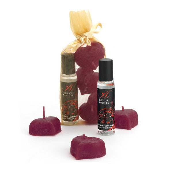 Comprar Extase Sensual Kit Noches De Seda – Experiencia Aromática Con Velas Y Gel Lubricante-Noxtic