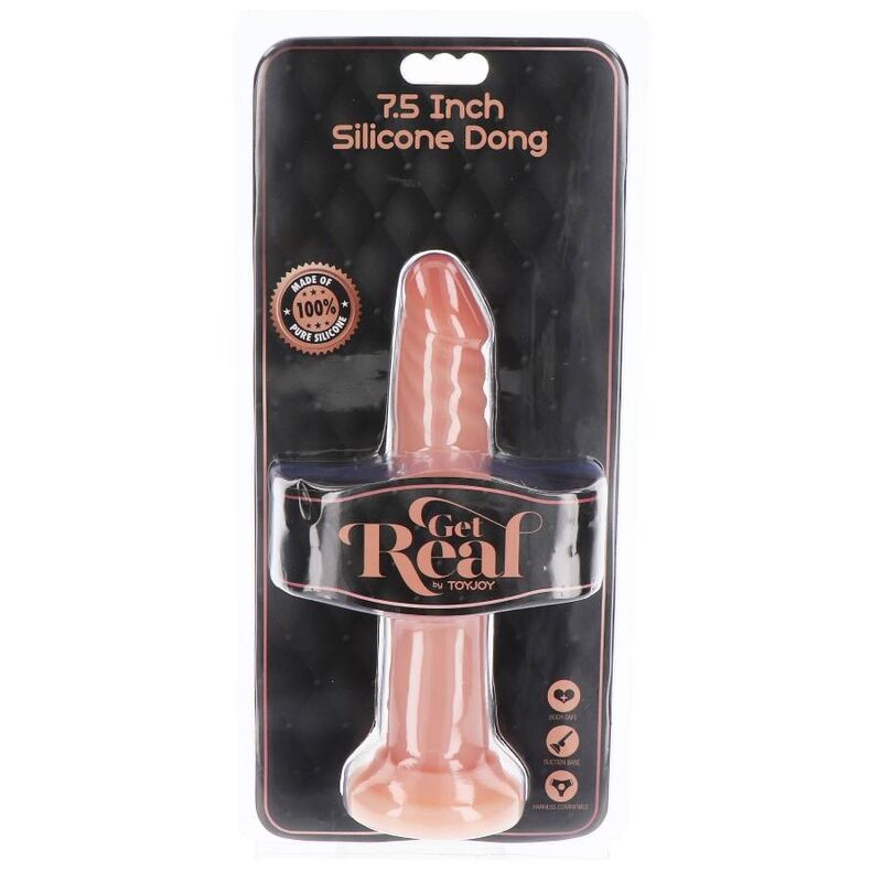 Comprar Get Real Dong Silicona 19 Cm Natural – Diseño Realista Para Placer Íntimo-Noxtic