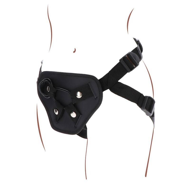 GET REAL - STRAP-ON DELUXE HARNÉS NEGRO-GET REAL-Noxtic