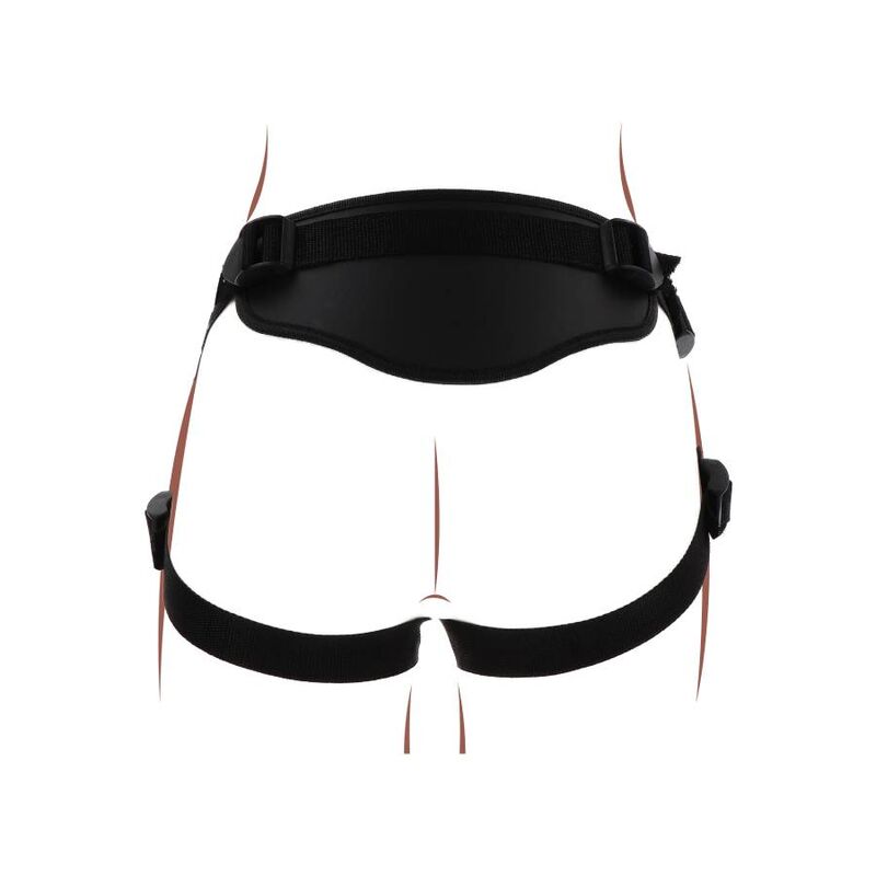 GET REAL - STRAP-ON DELUXE HARNÉS NEGRO-GET REAL-Noxtic