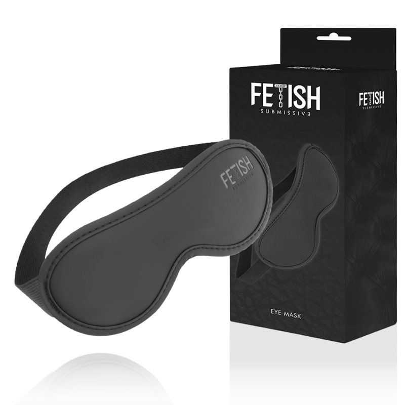Maschera in pelle vegana Fetish Submissive II – Stile elegante con fodera in neoprene per esperienze uniche