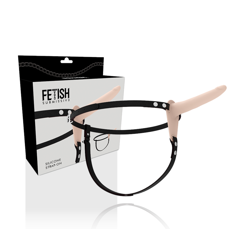 FETISH SUBMISSIVE HARNESS - SILICONA FLESH 15 CM-FETISH SUBMISSIVE HARNESS-Noxtic