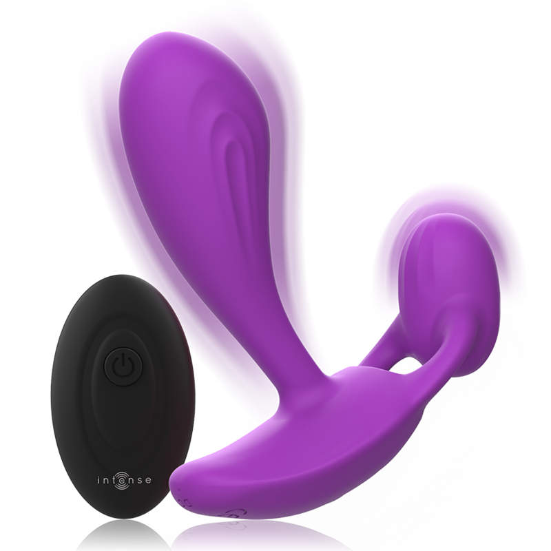 Intense Shelly Duo Purple – Vibratore ricaricabile con doppia stimolazione per un piacere diversificato