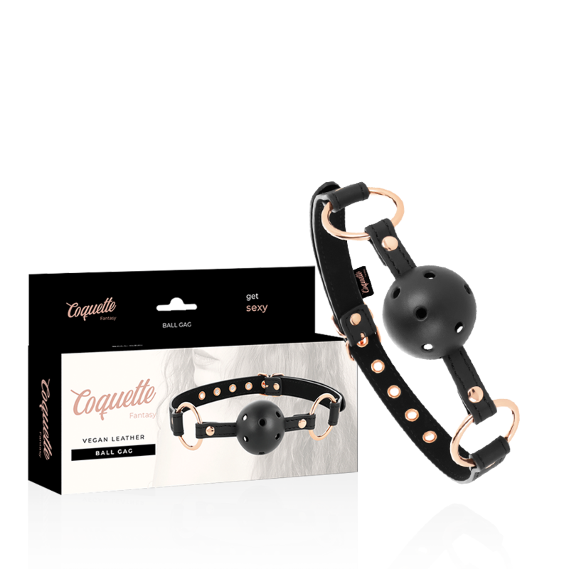 Comprar COQUETTE Chic Desire – Mordaza Transpirable De Diseño Con Cuero Vegano-Noxtic