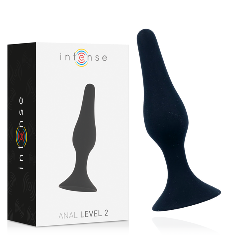 Comprar INTENSE Anal Level 2 Negro – Estimulador Suave Con Punta Cónica Para Placer Intenso-Noxtic
