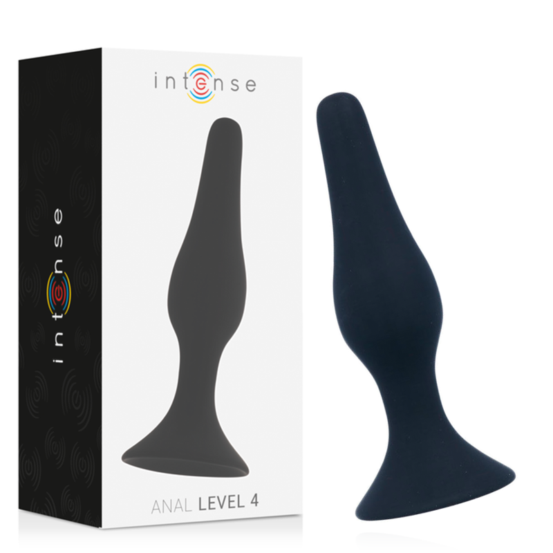 Comprar INTENSE Anal Level 4 Negro – Estimulador Con Diseño Cónico Para Placer Suave-Noxtic