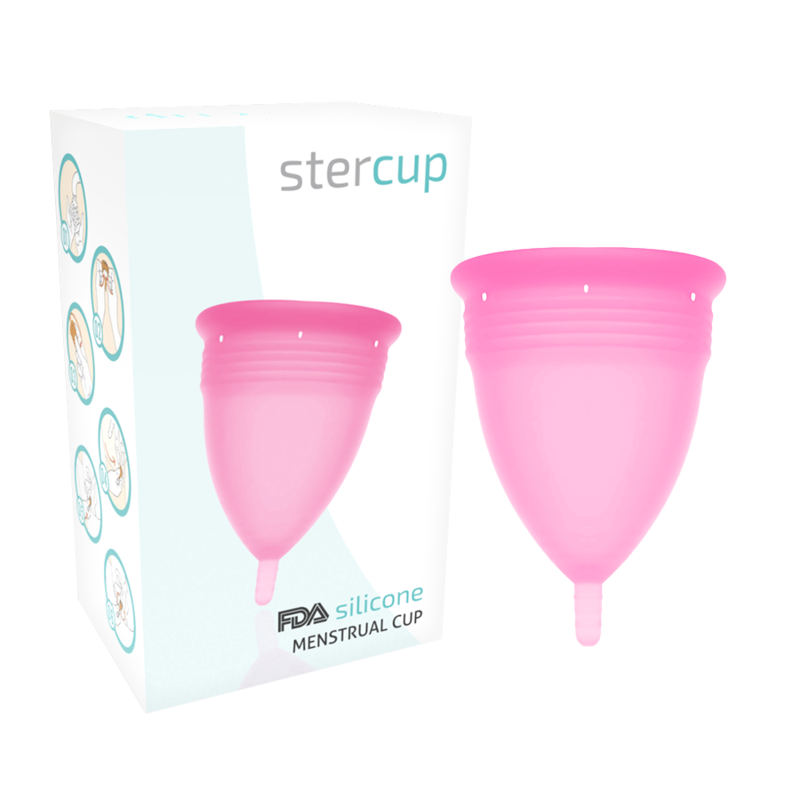 Stercup Copa Menstrual Talla L – Silicona Médica Aprobada Para Confort Diario