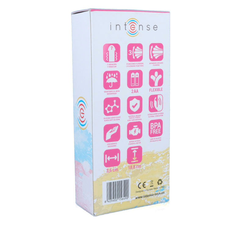 Comprar INTENSE Susy Vibrador Oscilante Rosa – Diseño Elegante Con Silicona Suave Para Placer Sensorial-Noxtic