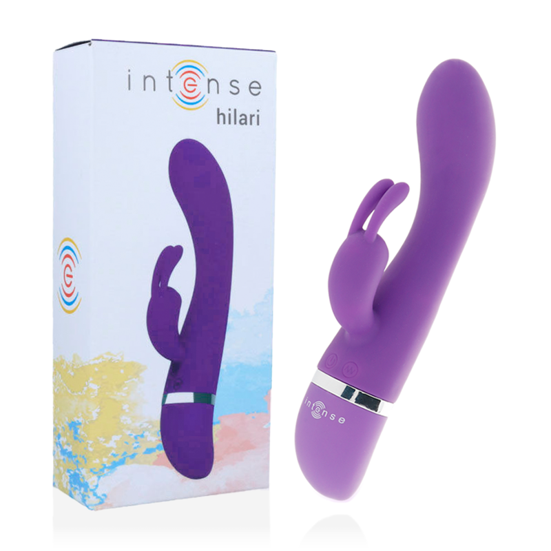 Comprar INTENSE Hilari Vibrador Lila Silicon Luxe – Vibrador Rabbit Con 30 Modos De Vibración Para Placer Personalizado-Noxtic