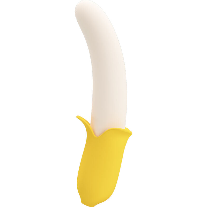 PRETTY LOVE - BANANA GEEK SUPER POWER 7 VIBRATIONS UP & DOWN SILICONE BLACK