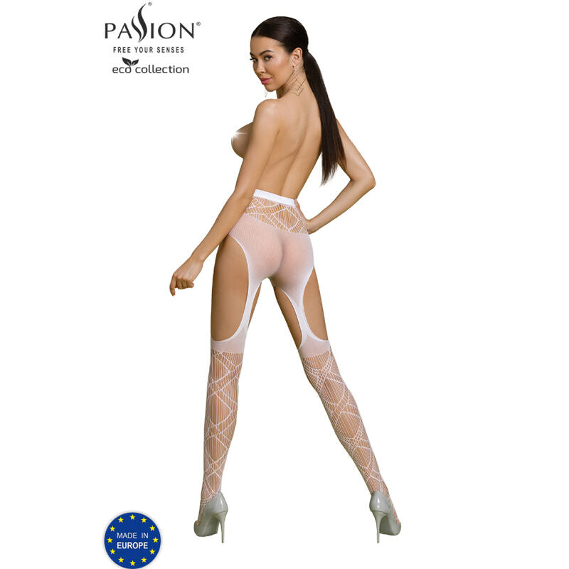PASSION Eco Collection Bodystocking Eco S005 Nero – Design elegante per comfort e stile sofisticato
