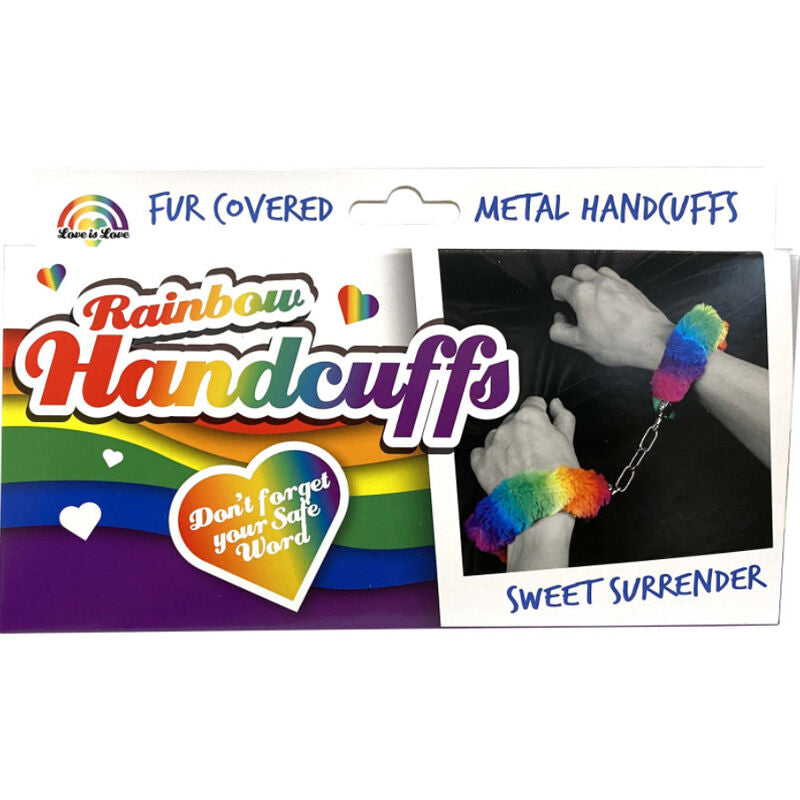 Comprar SPENCER & FLEETWOOD Esposas Metal Forradas Arcoiris – Diseño Colorido Para Comodidad y Estilo En Juegos de Rol-Noxtic