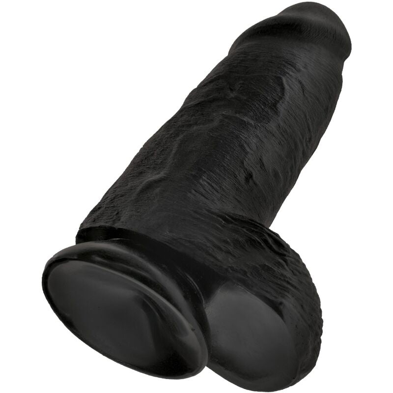 Comprar KING COCK Chubby 23 CM Negro – Juguete Erótico Realista Para Placer Auténtico-Noxtic