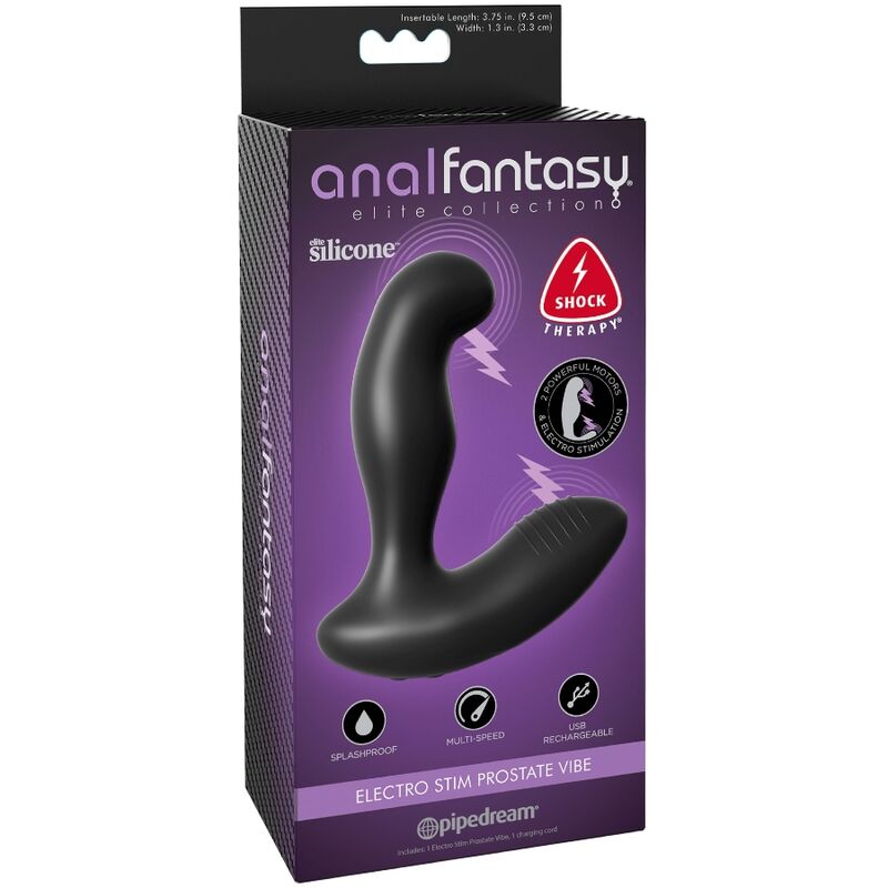ANAL FANTASY ELITE COLLECTION - VIBRATING ELECTRO-STIM PROSTATE MASSAGER