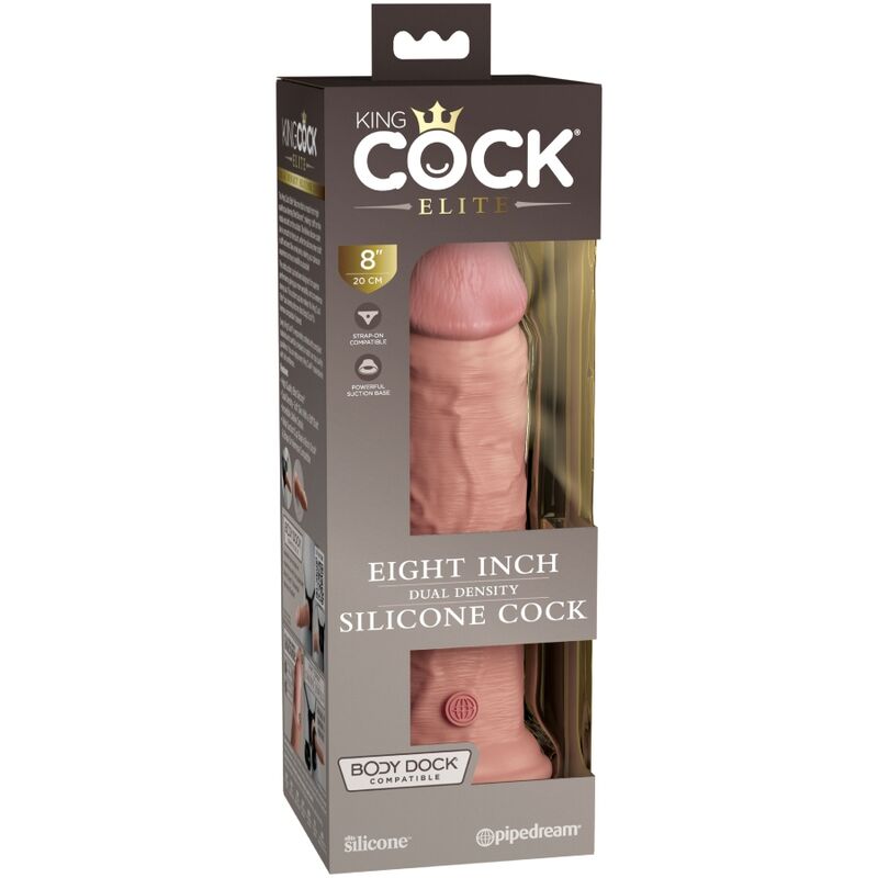 Comprar KING COCK Elite Dildo Realista 20.3 Cm – Silicona Médica De Alta Calidad Para Placer Intenso-Noxtic