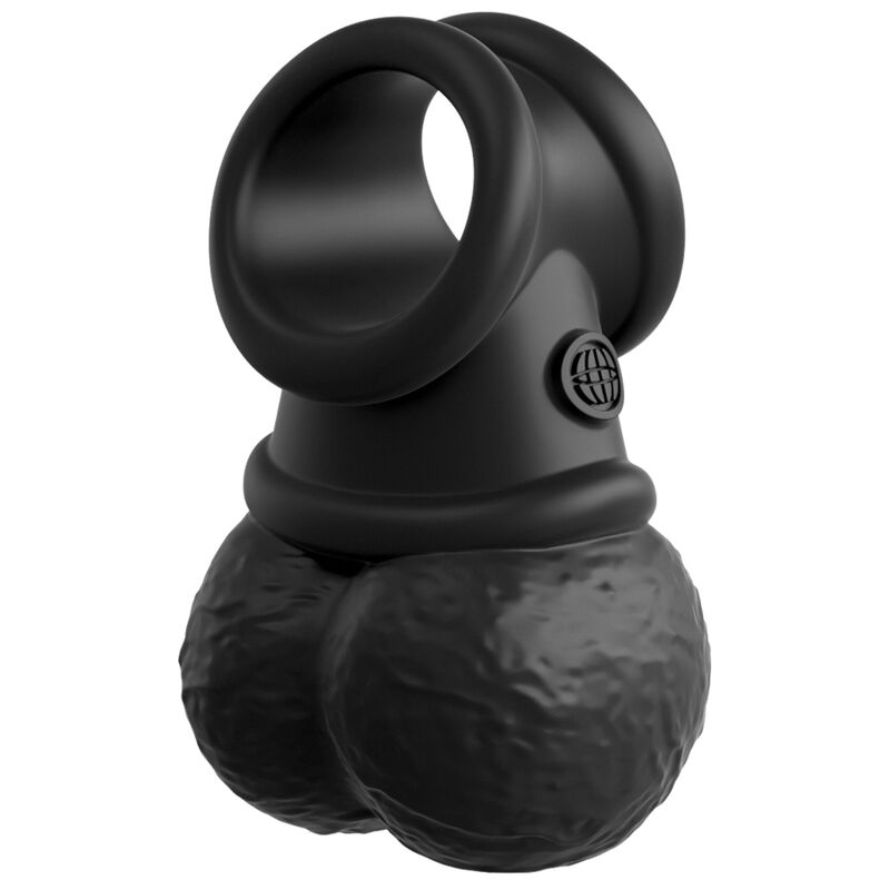 KING COCK - ELITE KIT DELUXE ADJUSTABLE HARNESS RING WITH TESTICLES & DILDO 20.3 CM