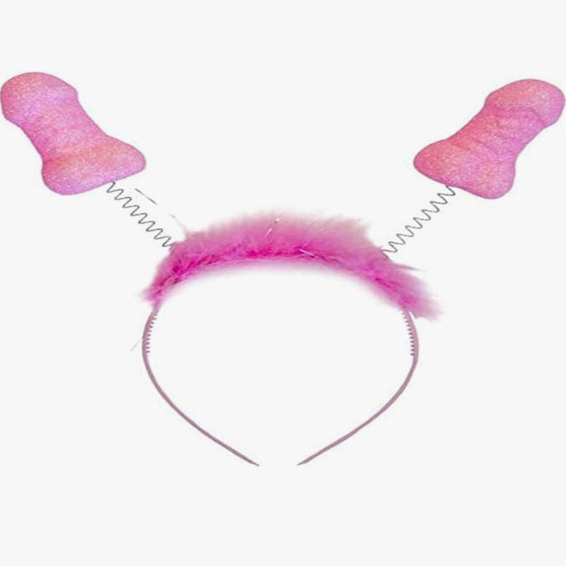 Comprar Diablo Picante Antenas Fiesta Rosa Purpurina – Complemento Divertido Para Celebraciones Temáticas-Noxtic
