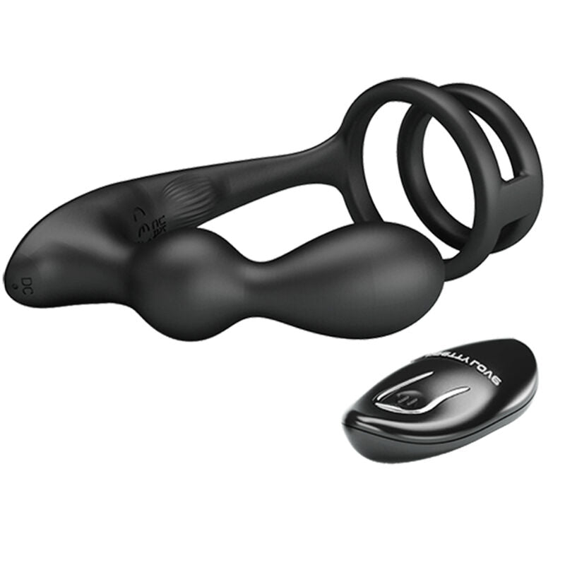 Comprar PRETTY LOVE Marshall Anillo Y Plug Anal Vibratorio – Experiencia Completa De Placer Con Control Remoto-Noxtic